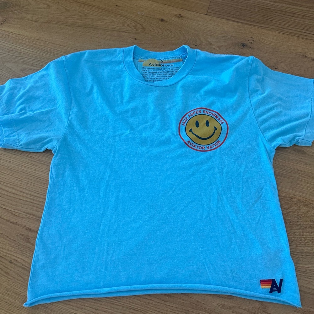 Aviator Nation Light Blue Tee